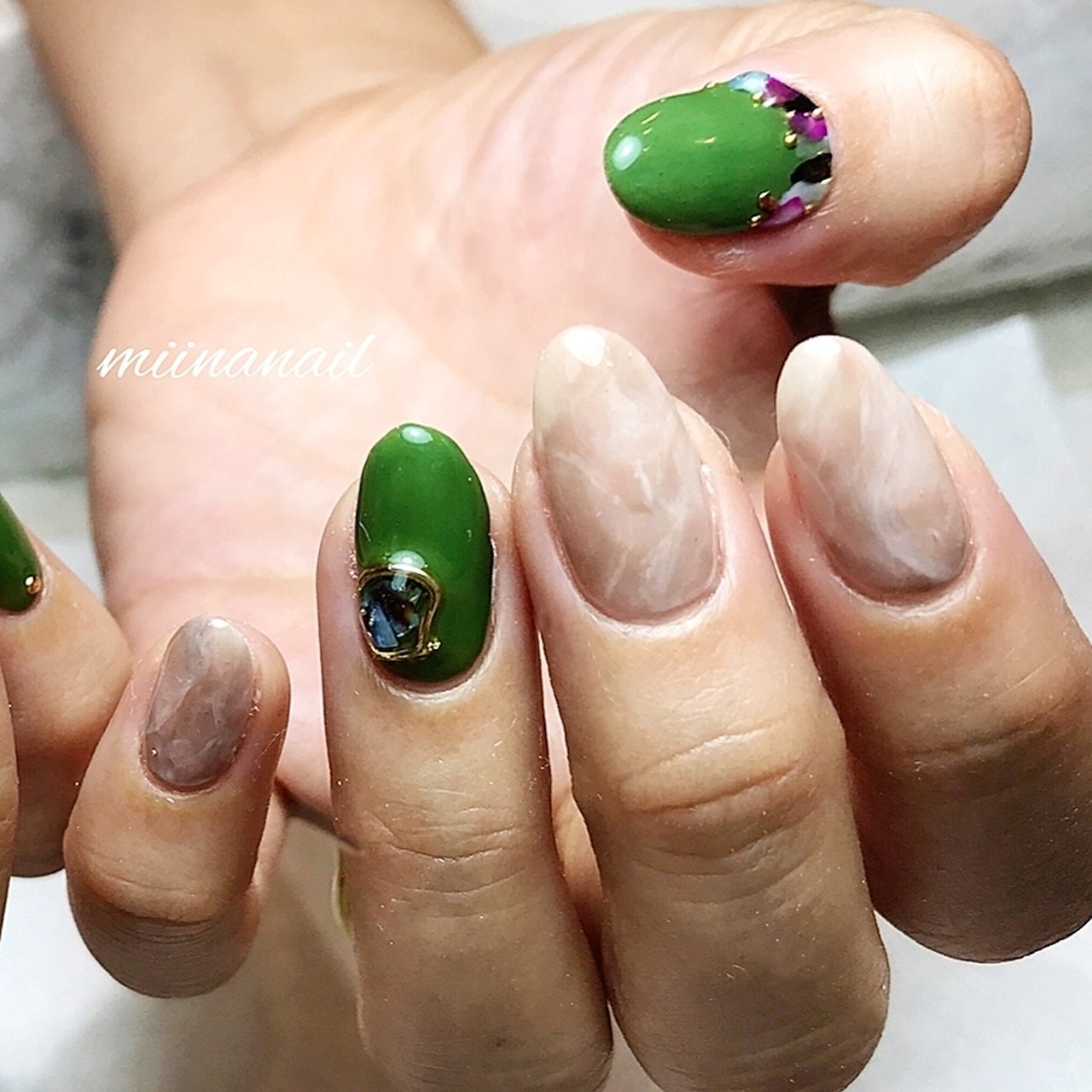 オールシーズン 旅行 リゾート ライブ ハンド Miinanailのネイルデザイン No ネイルブック