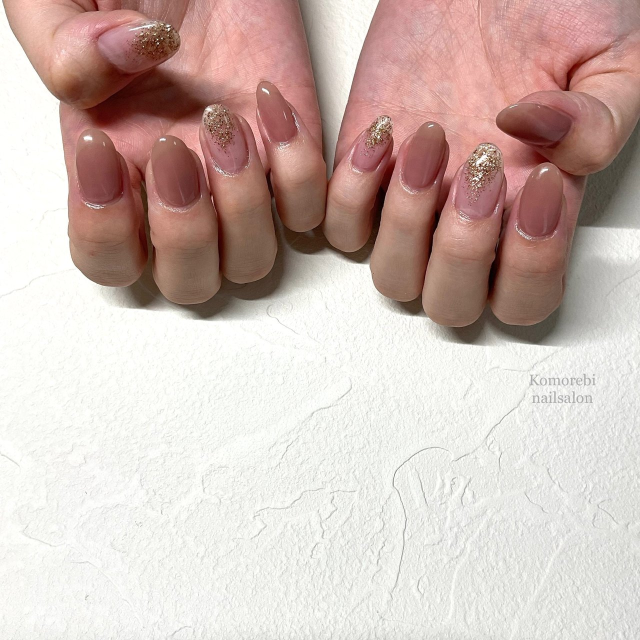 秋 オールシーズン オフィス 女子会 ハンド Komorebi Nailsalonのネイルデザイン No ネイルブック