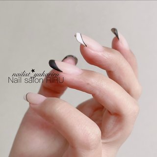 韓国ネイル(韓国)/スキニーフレンチのネイルデザイン(11ページ目  