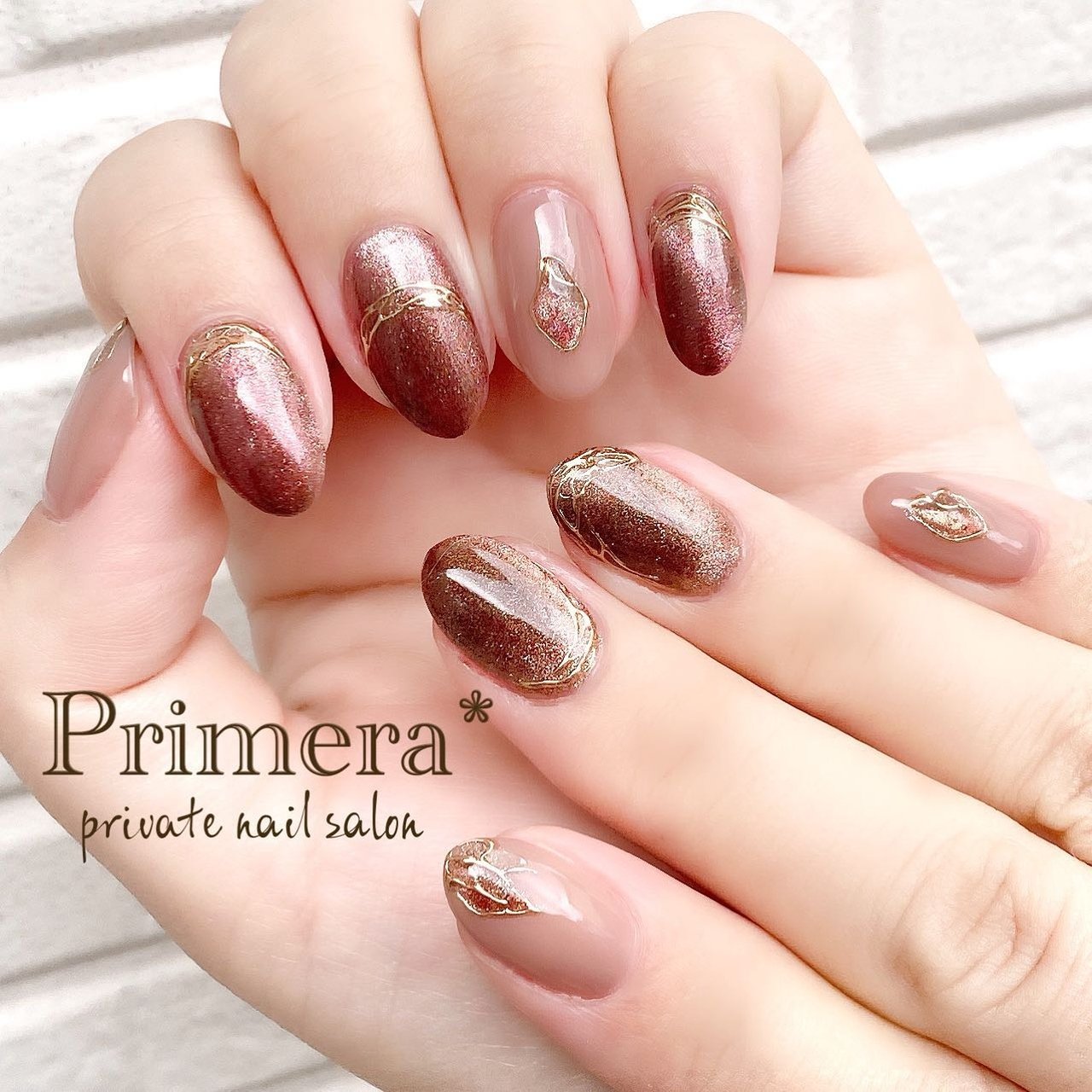 秋 冬 オールシーズン オフィス パール Nail Primeraのネイルデザイン No ネイルブック
