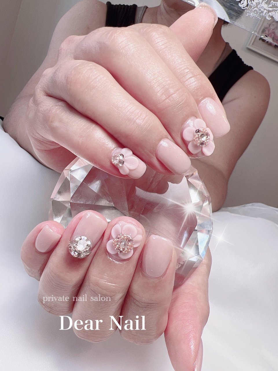 秋 ハンド フラワー 3d ミディアム Dearnail39のネイルデザイン No ネイルブック
