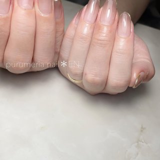 冬 ゴールド カラグラのネイルデザイン ネイルブック