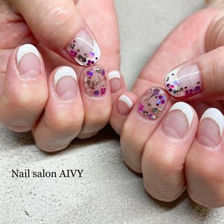 ホロ花のネイルデザイン ネイルブック