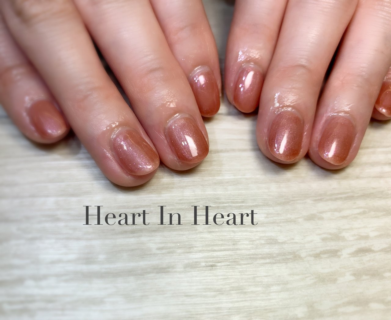 秋 オールシーズン オフィス ハンド シンプル Heart In Heartのネイルデザイン No ネイルブック