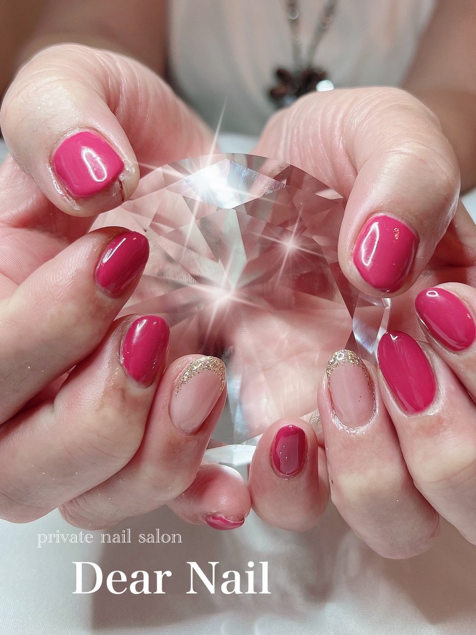 秋 ハンド フレンチ ワンカラー ミディアム Dearnail39のネイルデザイン No ネイルブック