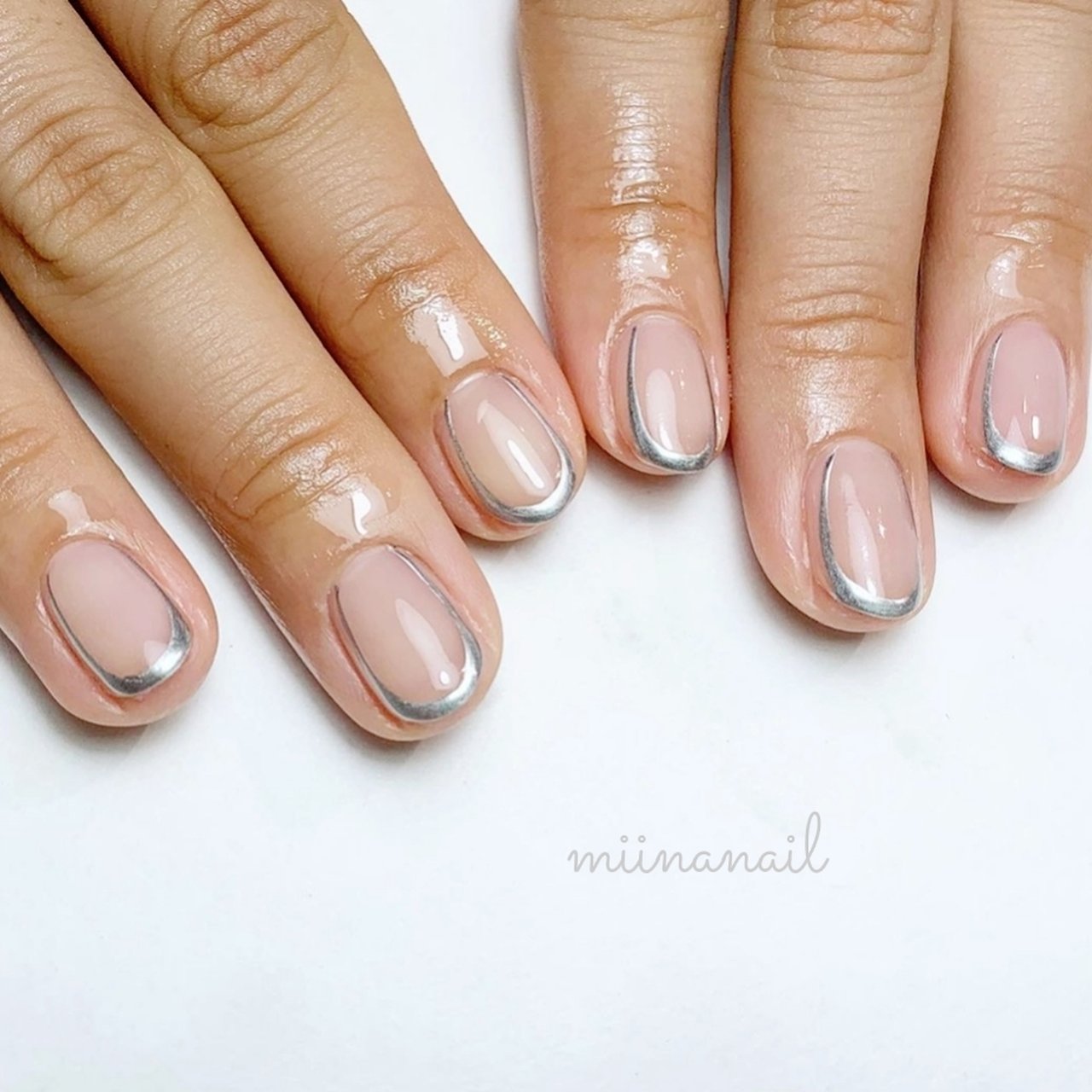 オールシーズン ハンド 個性派 ショート クリア Miinanailのネイルデザイン No ネイルブック