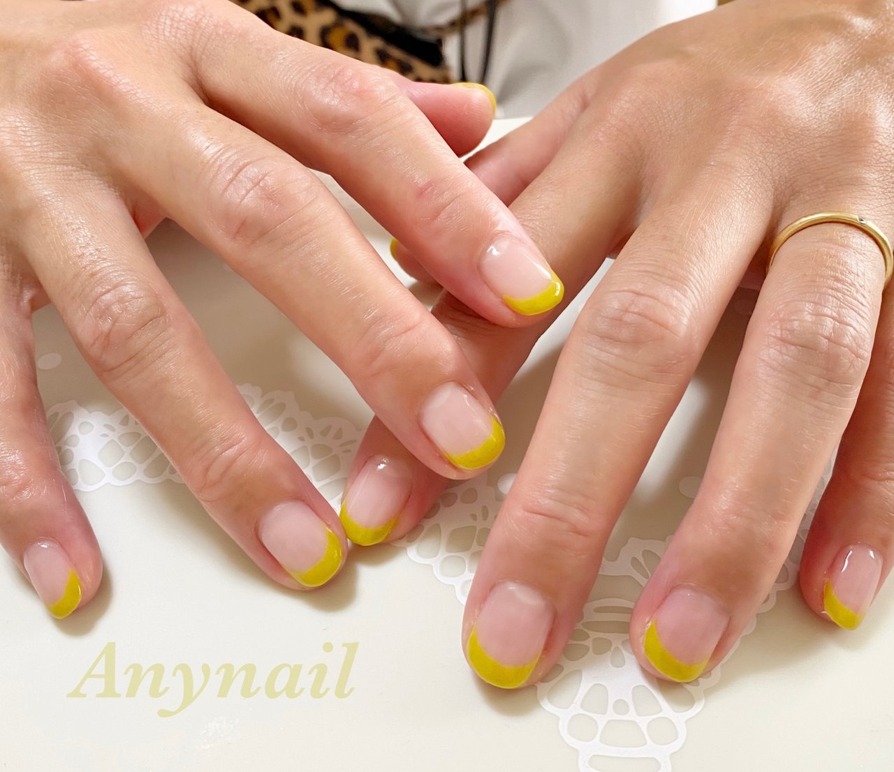 オールシーズン オフィス デート ハンド フレンチ Any Nail Kitaayaseのネイルデザイン No ネイルブック