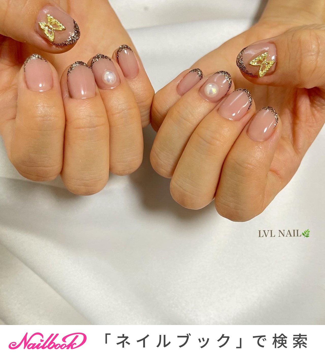 秋/オールシーズン/パーティー/デート/ハンド LVL NAIL🌿airiのネイルデザイン[No.7542906]｜ネイルブック