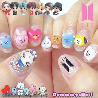 人気順｜セルフネイル/#btsネイルのネイルデザイン｜ネイルブック 