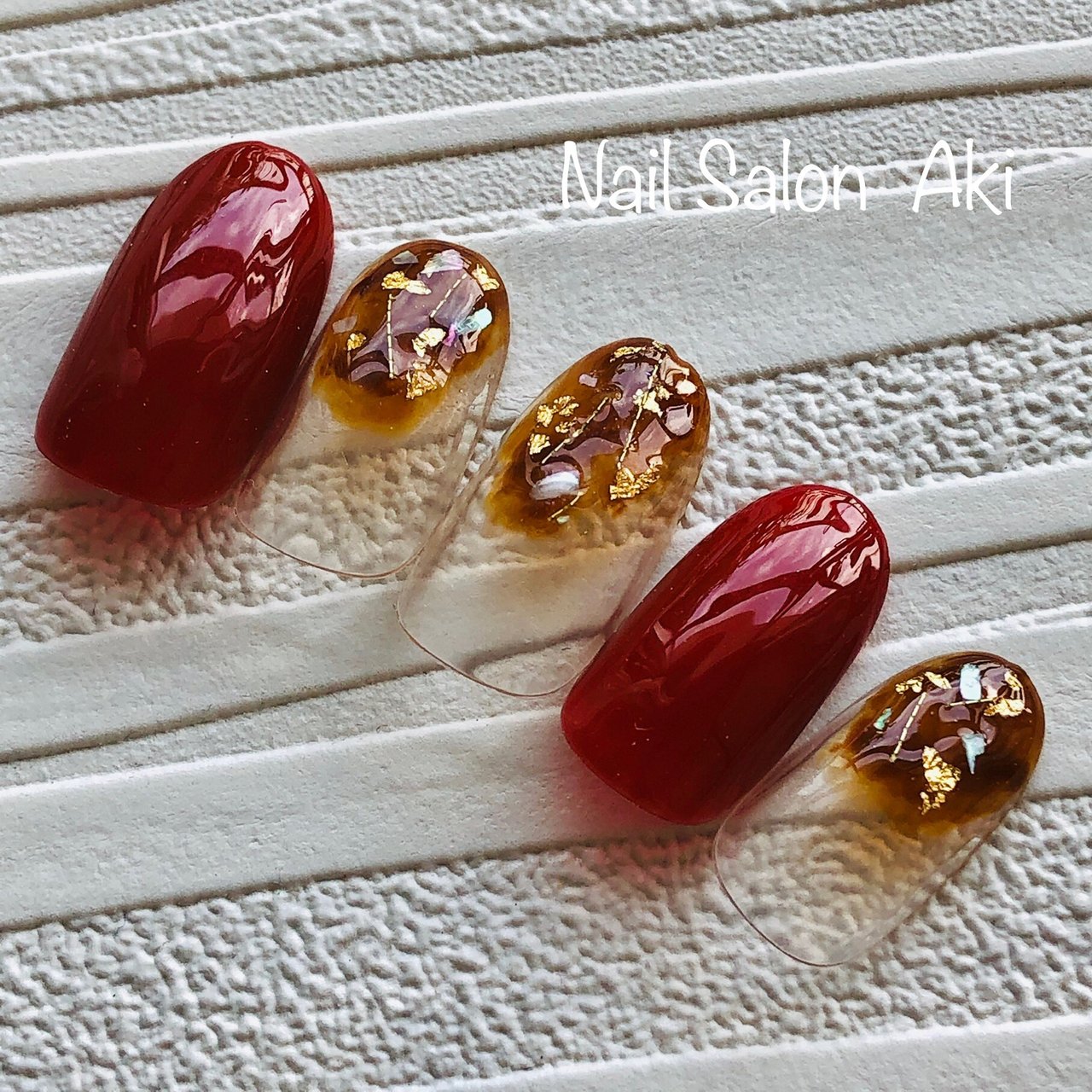 中古カチカチネイル 秋/オールシーズン/ハンド/シェル/ニュアンス - Nail Salon Akiの
