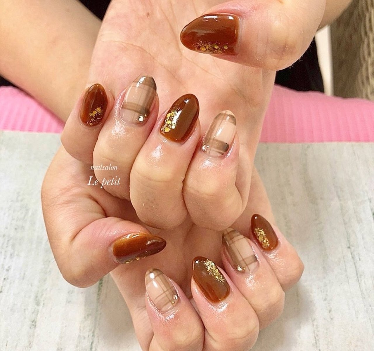 秋 デート 女子会 ハンド ワンカラー Nailslon Le Petitのネイルデザイン No ネイルブック