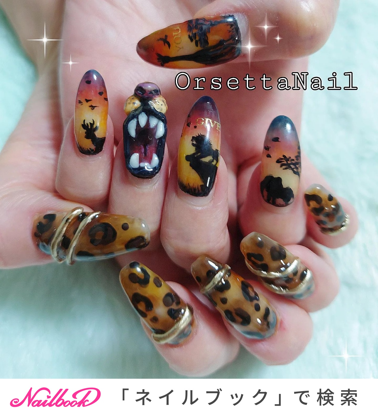 22年 新着順 ライオンキングネイルのネイルデザイン ネイルブック