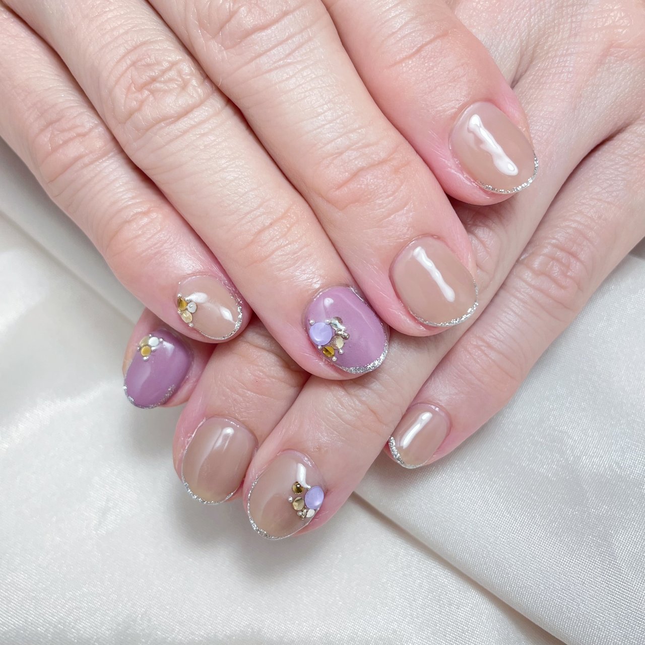 秋 旅行 オフィス パーティー ハンド Mami Ring恵比寿 のネイルデザイン No ネイルブック