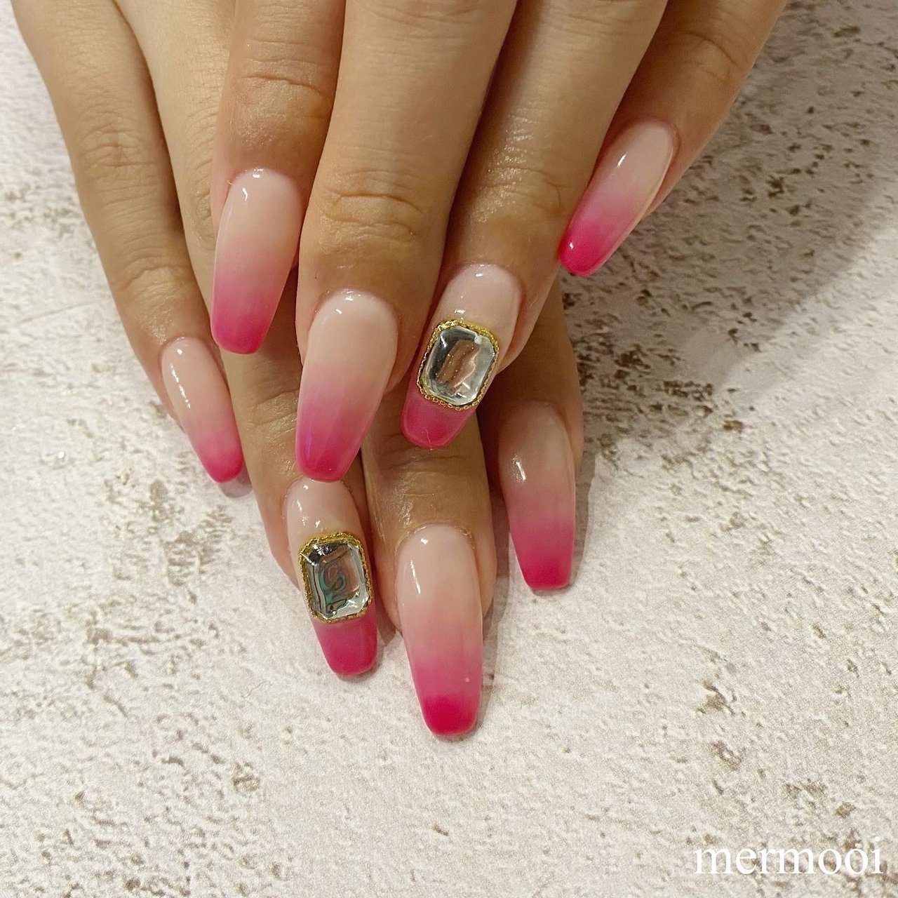 オールシーズン ライブ 女子会 ハンド グラデーション Mermooiのネイルデザイン No ネイルブック