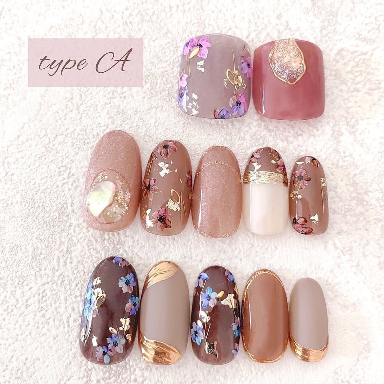 春/秋/オールシーズン/オフィス/フラワー - nail Primeraの