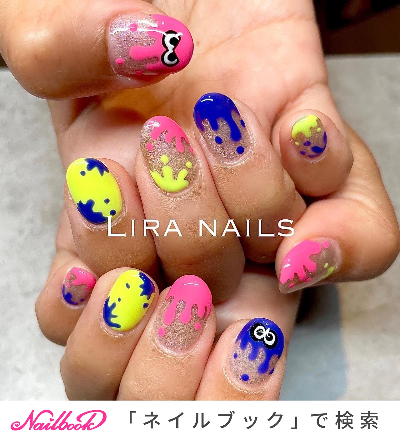 人気順｜ニュアンス/#スプラトゥーンのネイルデザイン｜ネイルブック