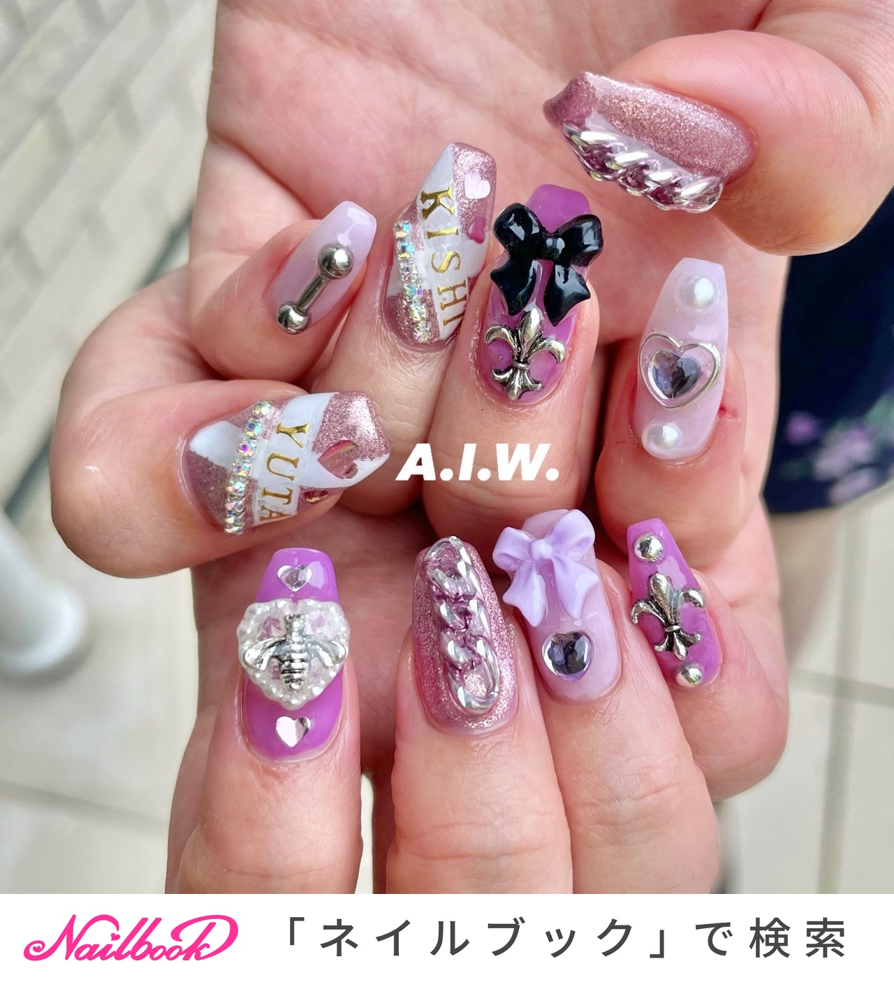 人気順｜#ぴえん系ネイルのネイルデザイン｜ネイルブック