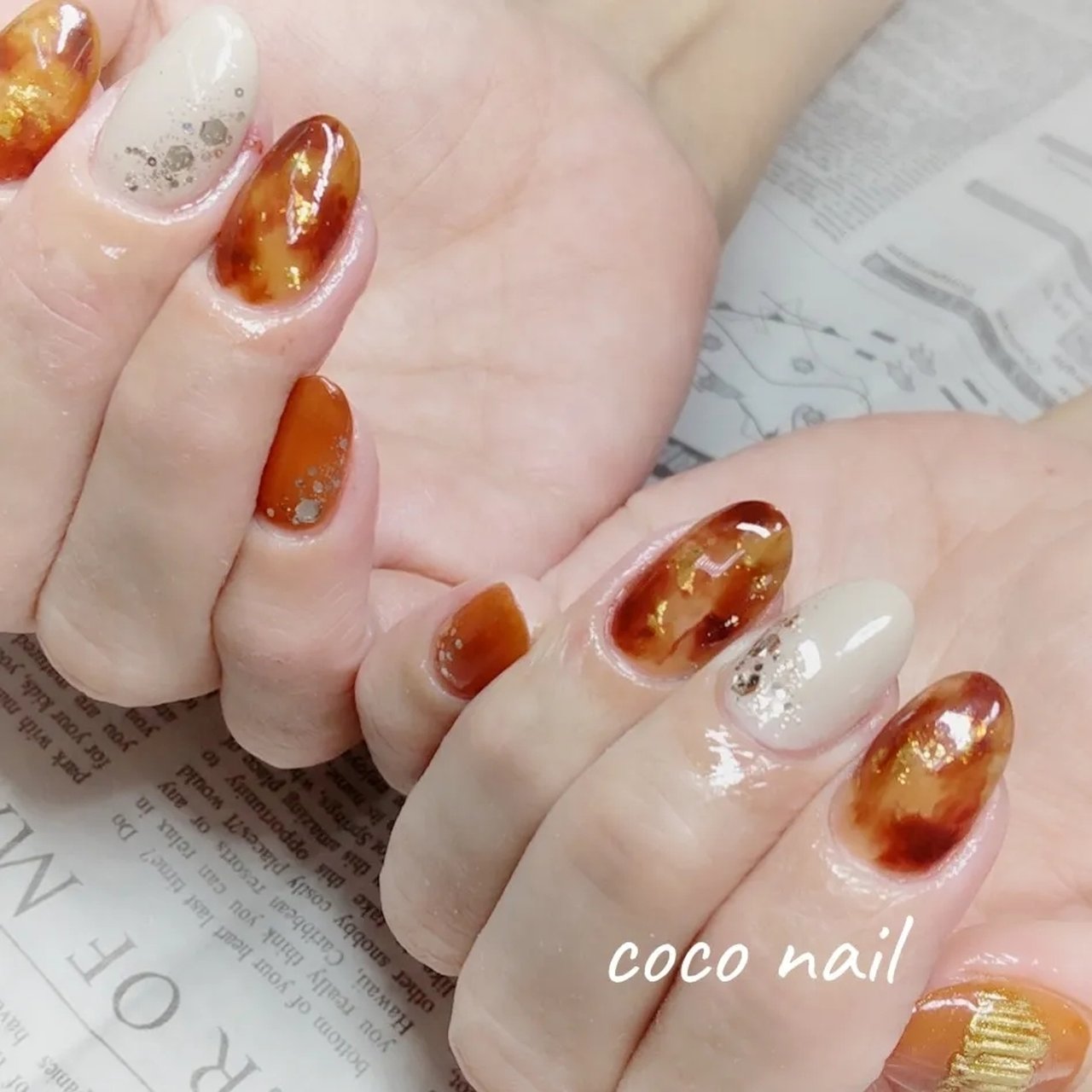 秋 冬 デート 女子会 ハンド Coco Nailのネイルデザイン No ネイルブック
