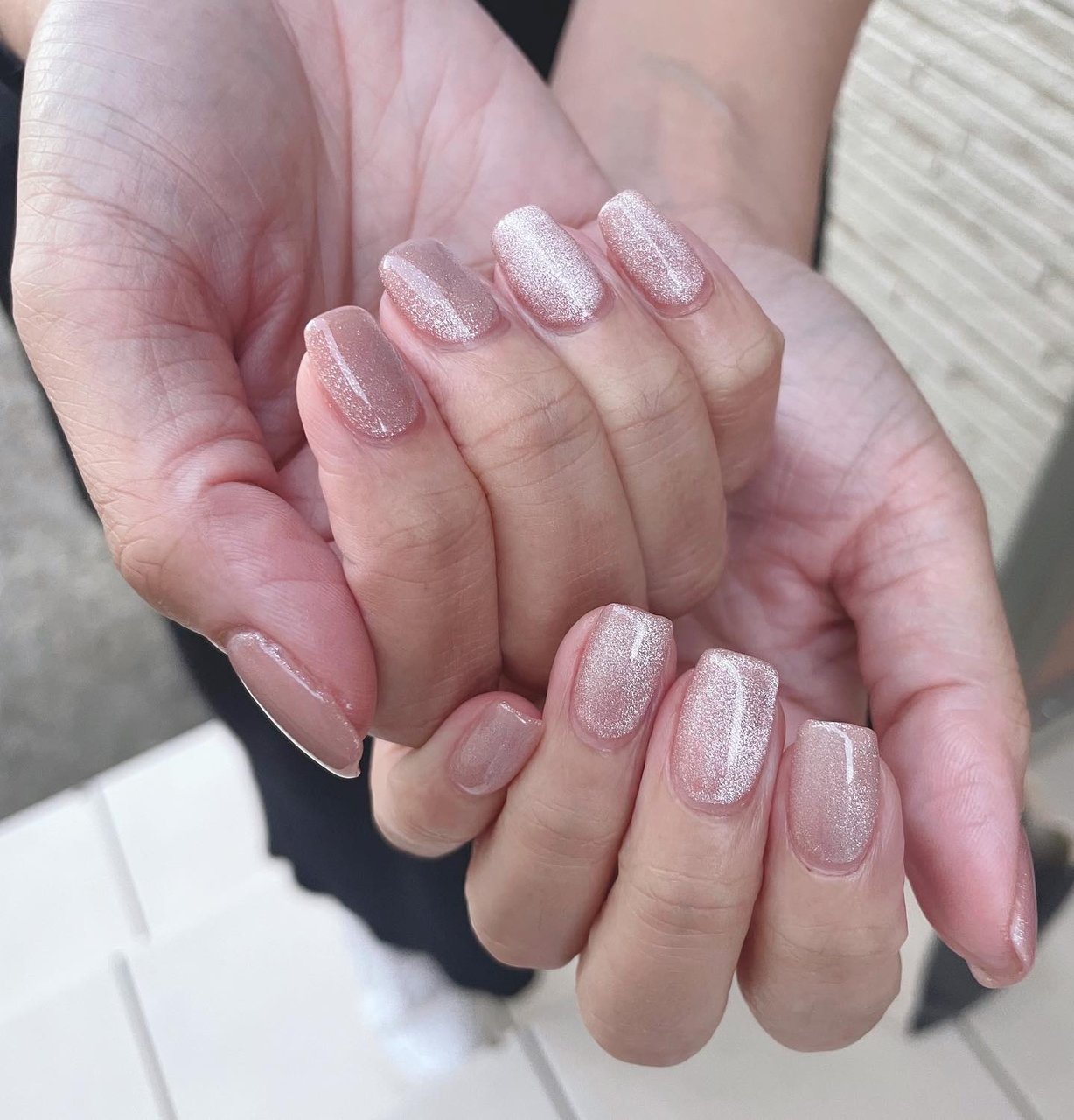 ハンド シンプル ニュアンス マグネット ジェルネイル 石橋泰子のネイルデザイン No ネイルブック