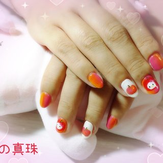 人気順｜ニュアンス/個性派/#りんごネイル⁣のネイルデザイン｜ネイルブック