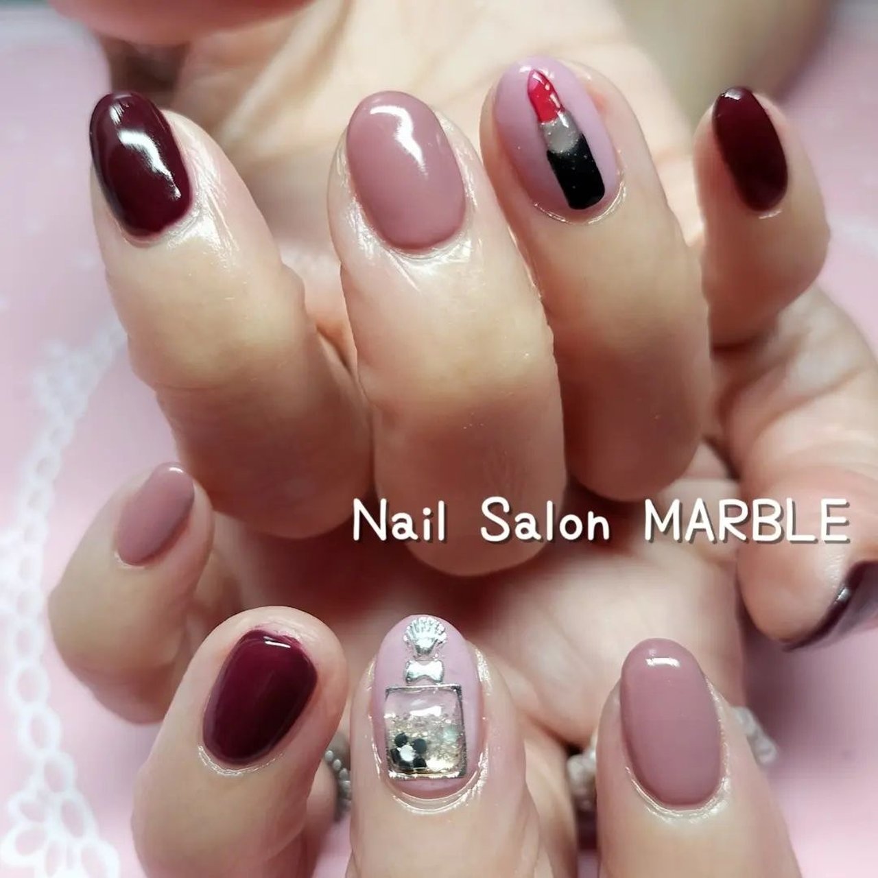 秋 バレンタイン オフィス パーティー ハンド Natsuのネイルデザイン No ネイルブック