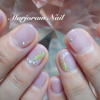 すずらんネイルのネイルデザイン ネイルブック