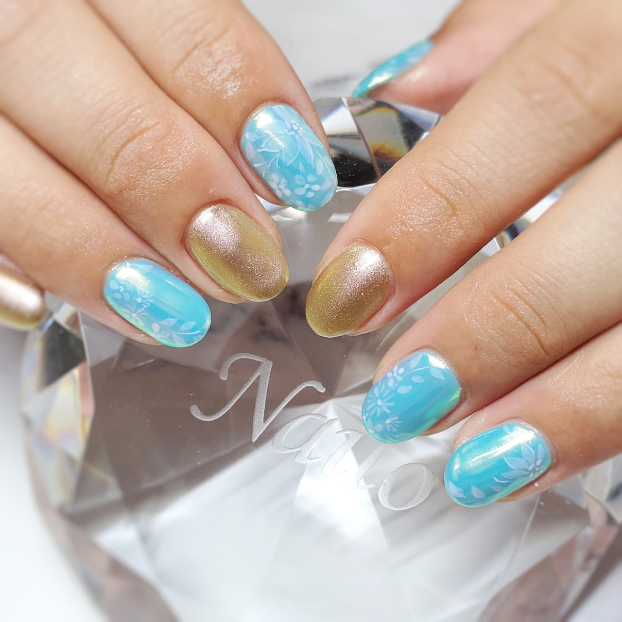 夏 秋 パーティー 女子会 フラワー Nailsalon Nailoのネイルデザイン No ネイルブック