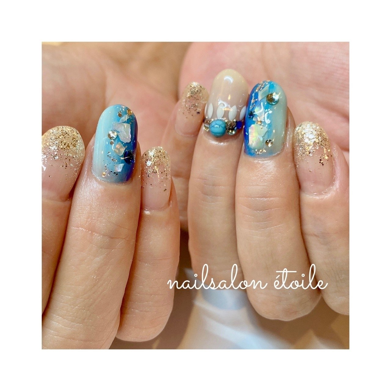 夏 旅行 海 リゾート ハンド 星野優子のネイルデザイン No ネイルブック