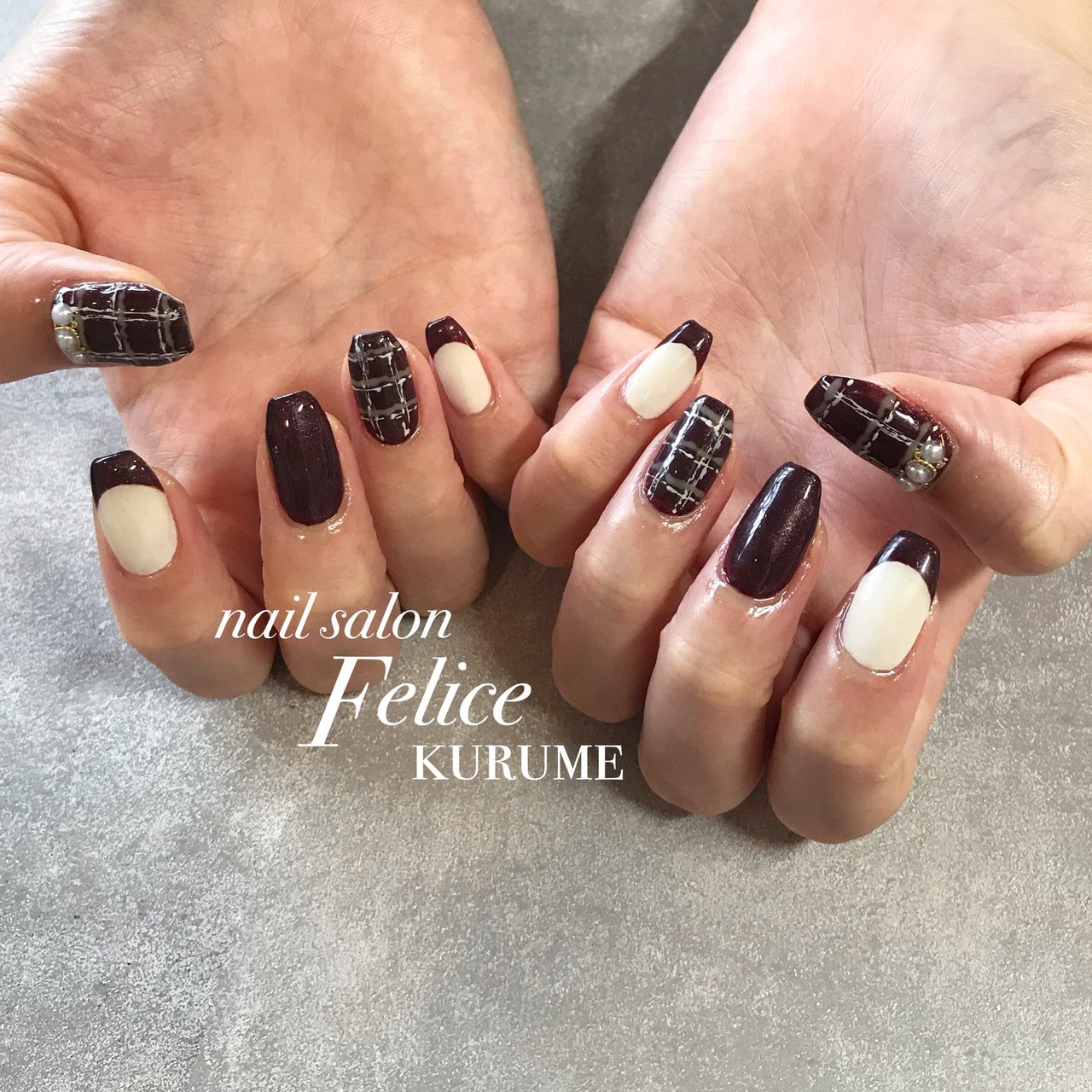 秋/冬/デート/女子会/ハンド - nailsalonfeliceのネイルデザイン[No  