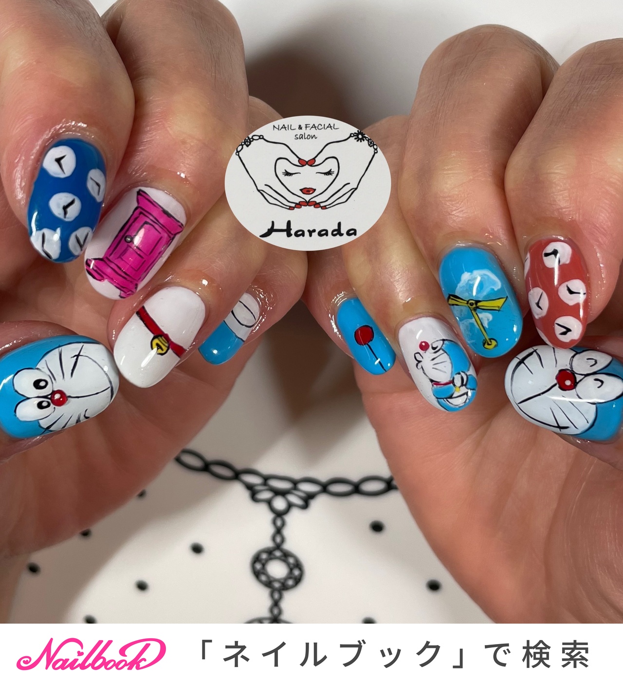 人気順｜ラウンド/#ドラえもんのネイルデザイン｜ネイルブック