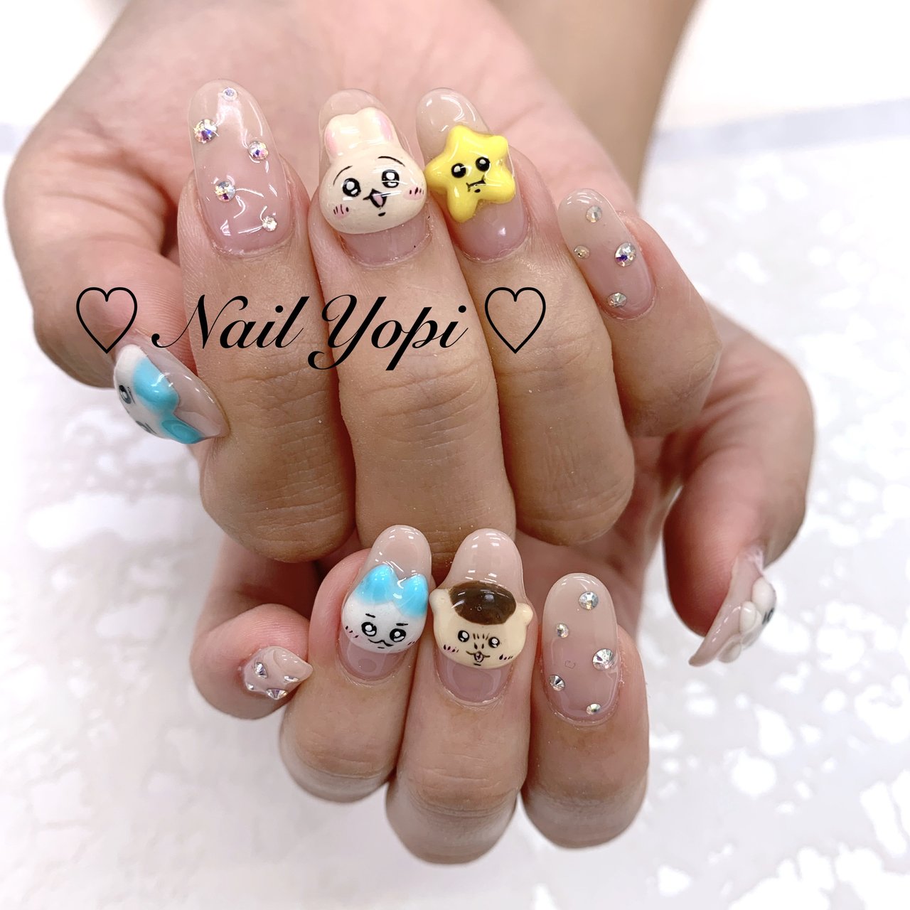 オールシーズン/ハンド/シンプル/キラキラ/ピンク - ♡ Nail Yopi ♡の