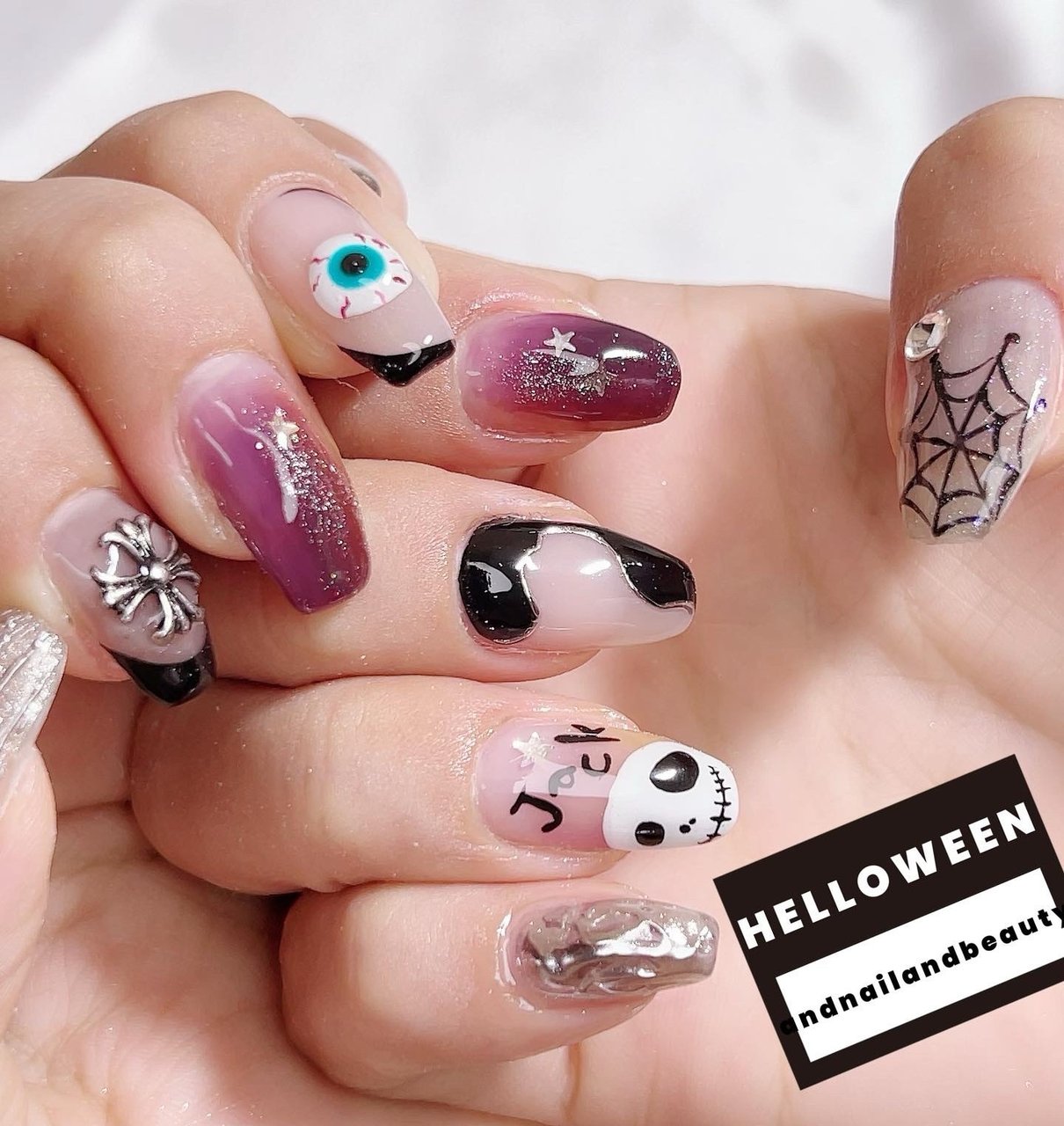 ハロウィン Nailandbeautyアンドネイルアンドビューティーのネイルデザイン No ネイルブック