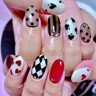 トランプネイルのネイルデザイン ネイルブック