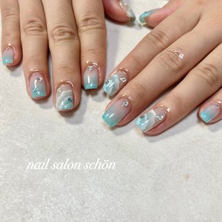 スクエアカットのネイルデザイン ネイルブック