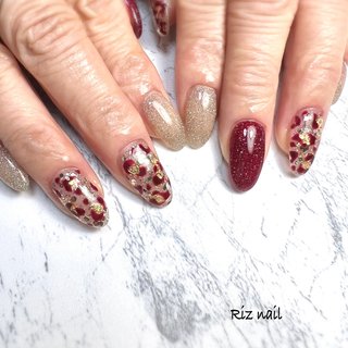人気順｜クリア/ボルドー/レオパードのネイルデザイン｜ネイルブック 