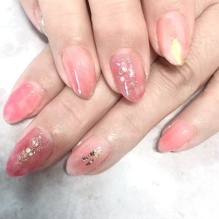 おすすめ順｜デート/#桃色のネイルデザイン｜ネイルブック