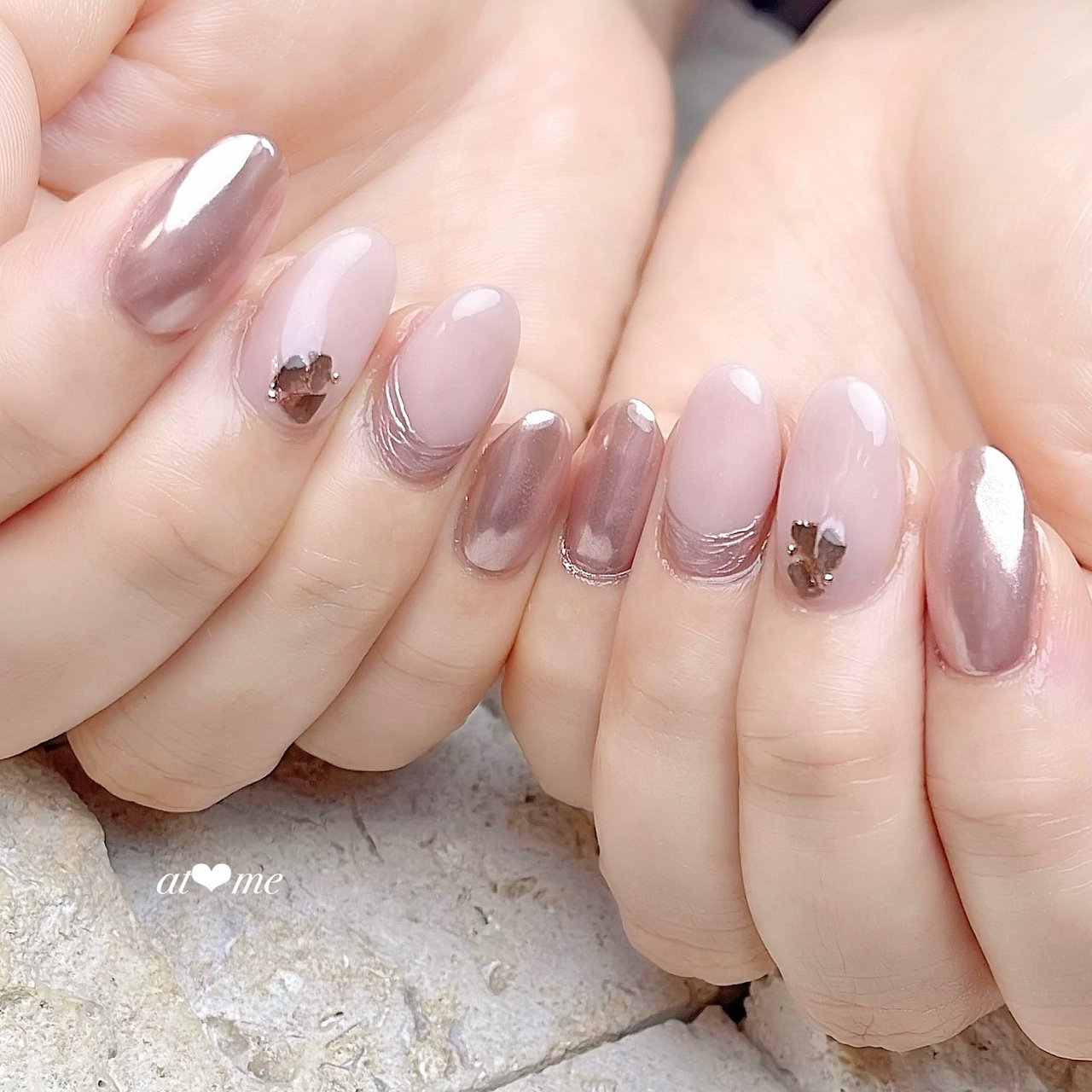 春 秋 デート 女子会 ハンド At Meのネイルデザイン No ネイルブック