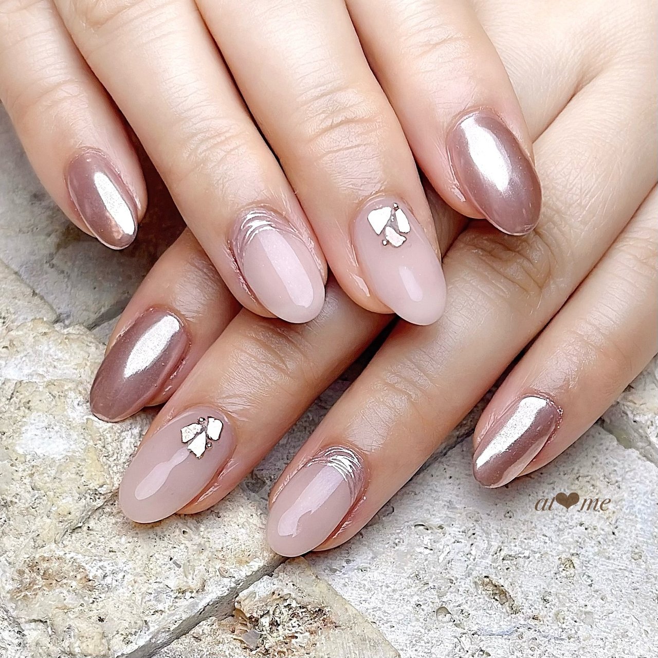 春 秋 デート 女子会 ハンド At Meのネイルデザイン No ネイルブック