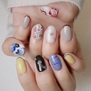 ディズニーハロウィンのネイルデザイン ネイルブック