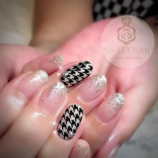 千鳥柄 千鳥格子 のネイルデザイン ネイルブック