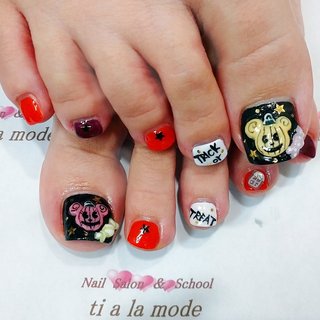 ディズニーハロウィンのネイルデザイン ネイルブック
