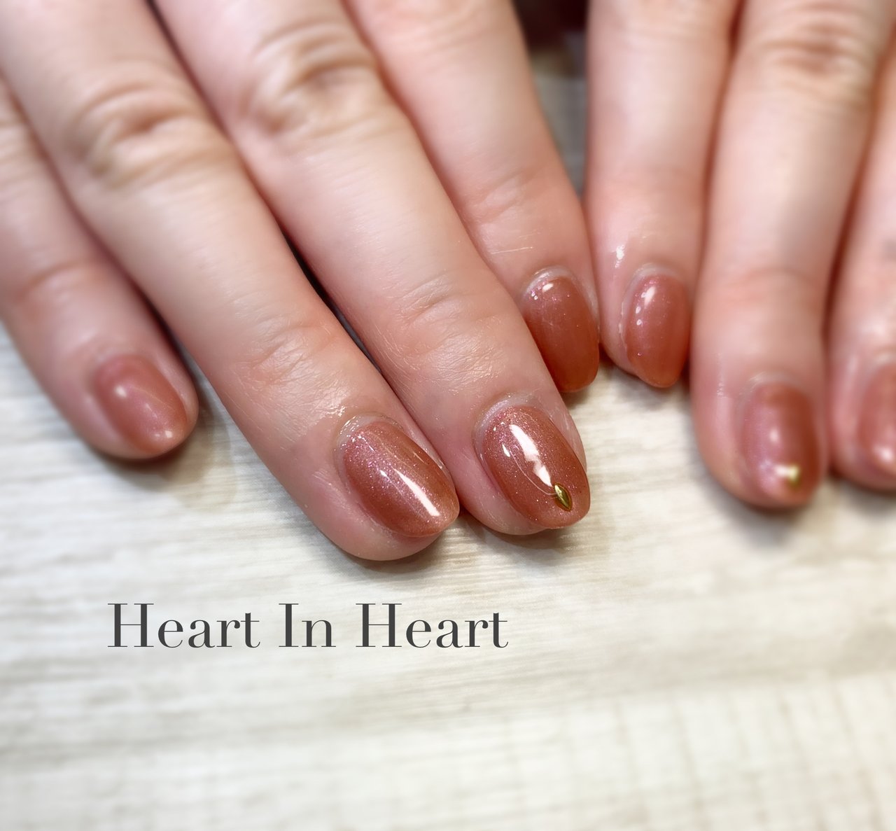 オールシーズン オフィス デート ハンド シンプル Heart In Heartのネイルデザイン No ネイルブック