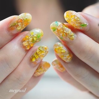 2025年】新着順｜ニュアンス/#金木犀の香りのネイルデザイン｜ネイルブック