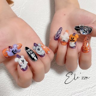 ディズニー　ネイル3dパーツ　おばけ　ハロウィン　オーダーページ ディズニー ネイル3dパーツ おばけ ハロウィン オーダーページ