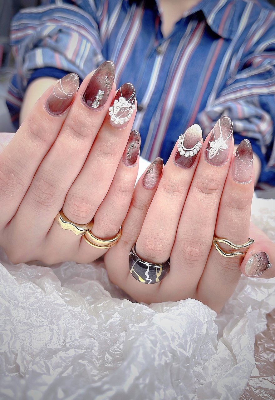 秋 旅行 リゾート ハンド 韓国 Hui Nai Lのネイルデザイン No ネイルブック