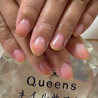 ゴールドラインのネイルデザイン ネイルブック