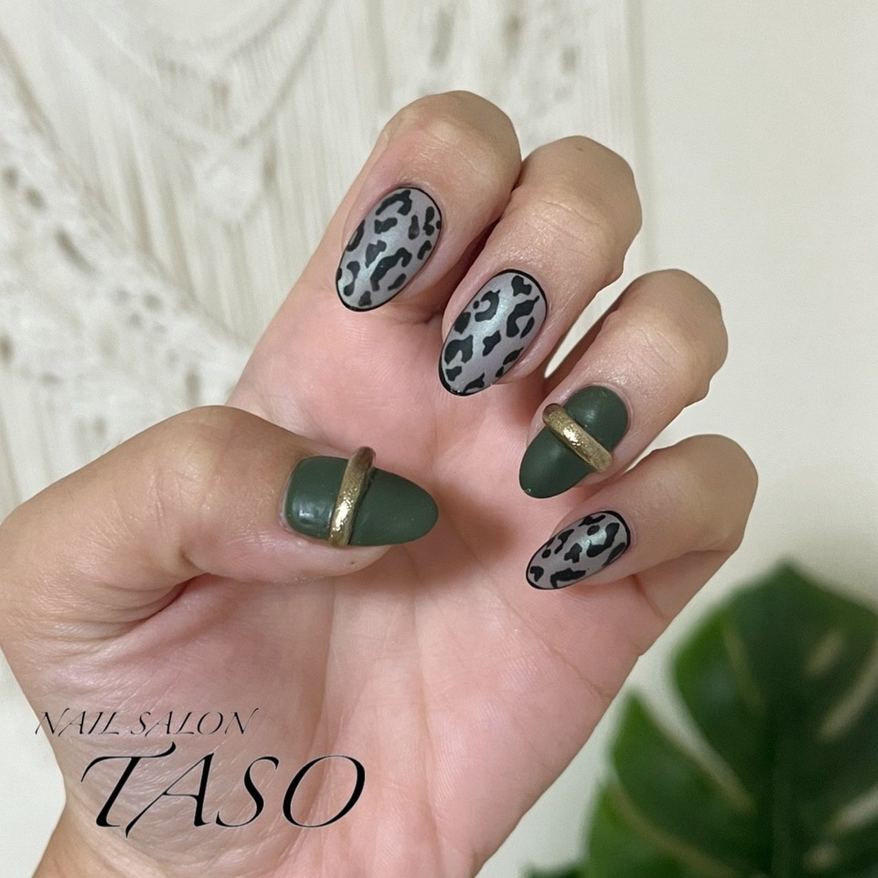 秋 冬 ハンド アニマル柄 マット すみえのネイルデザイン No ネイルブック