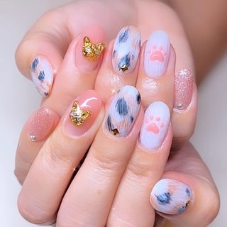 三毛猫のネイルデザイン｜ネイルブック 