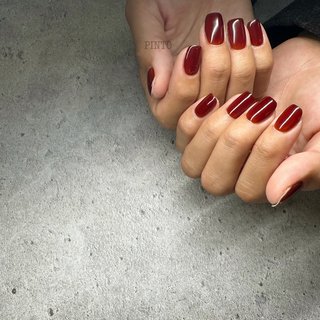 オフィス 一色塗りのネイルデザイン ネイルブック