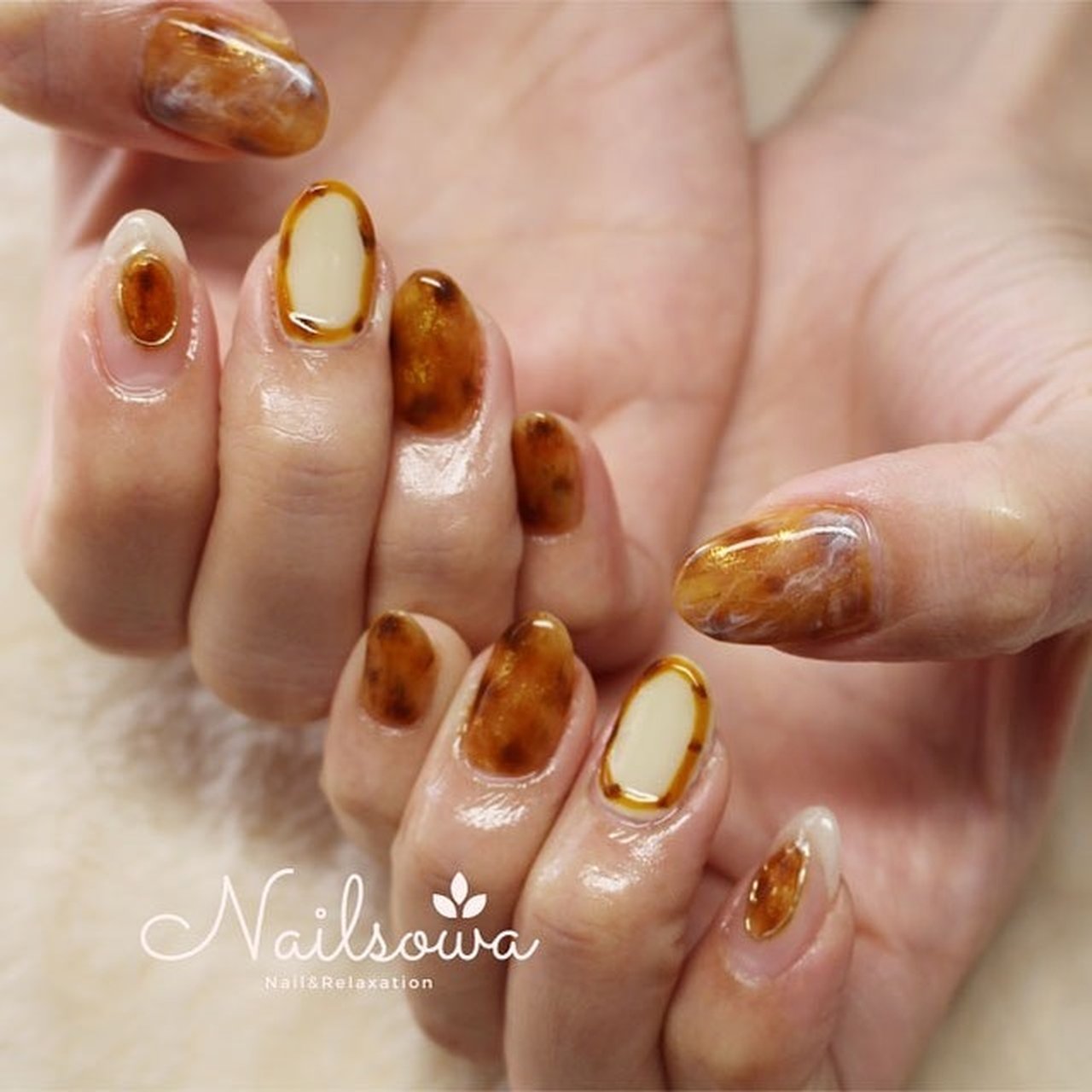 秋 冬 オールシーズン ハンド ニュアンス Nail Salon Sowa 久留米市のネイルデザイン No ネイルブック